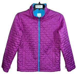 Cat & Jack Jacket Coat Girls Size XXL Purple Teal